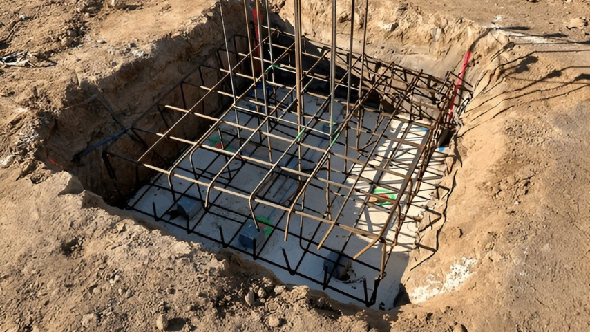 Isolated footing